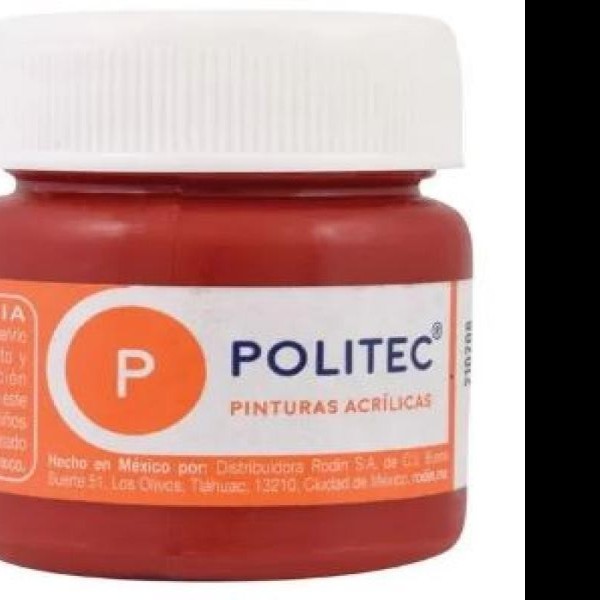 PINTURA ACRILICA POLITEC 30ML. CARMIN 319 PZA